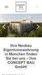 Mobile Screenshot of conceptbau.de