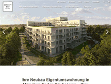 Tablet Screenshot of conceptbau.de